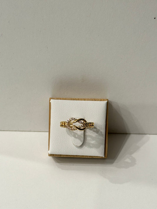 Bague dorée – Chain Luxe