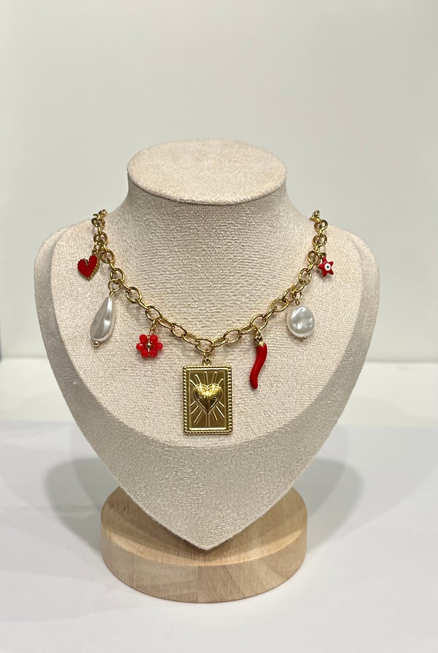 Collier doré – Amore Charm