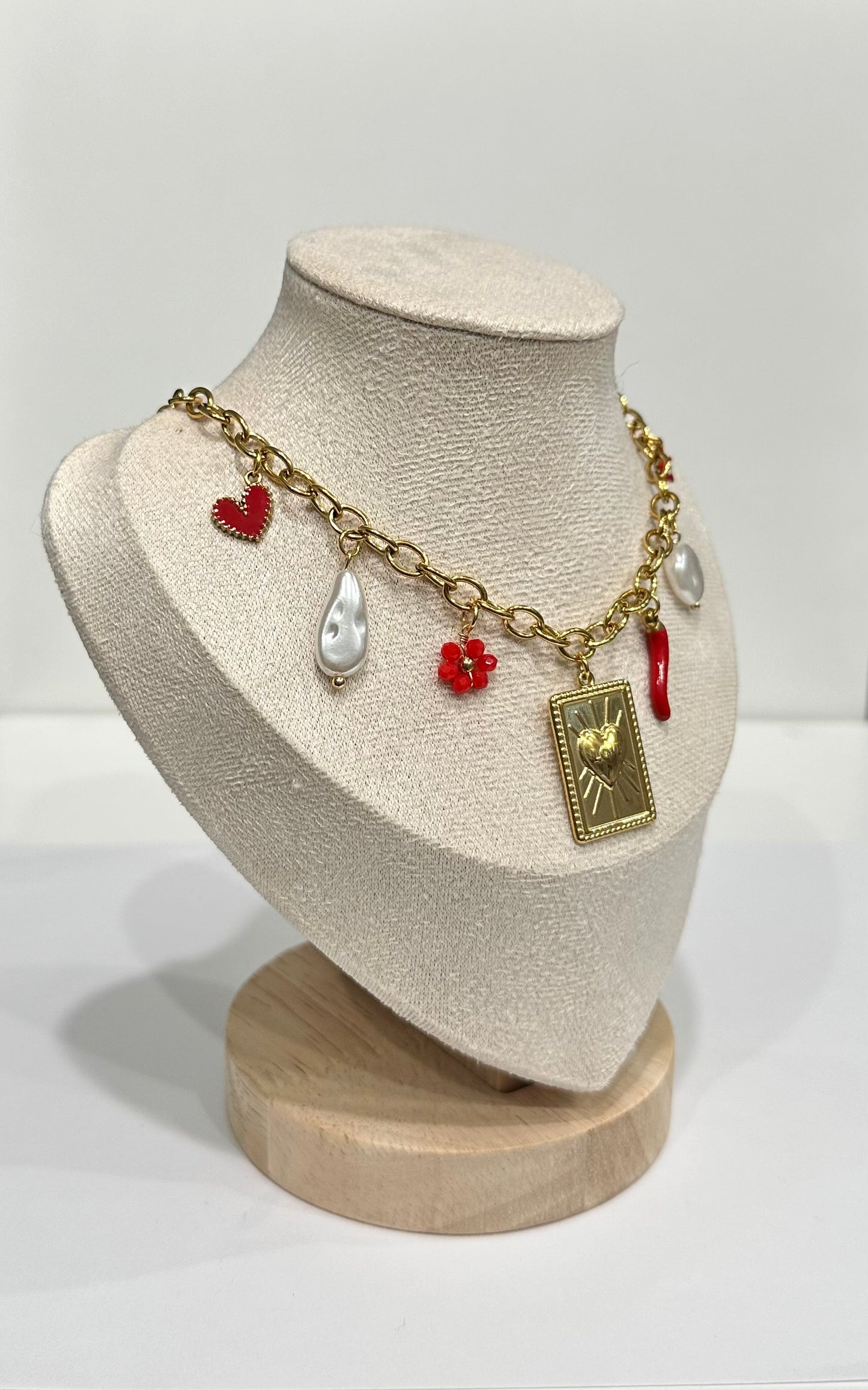 Collier doré – Amore Charm