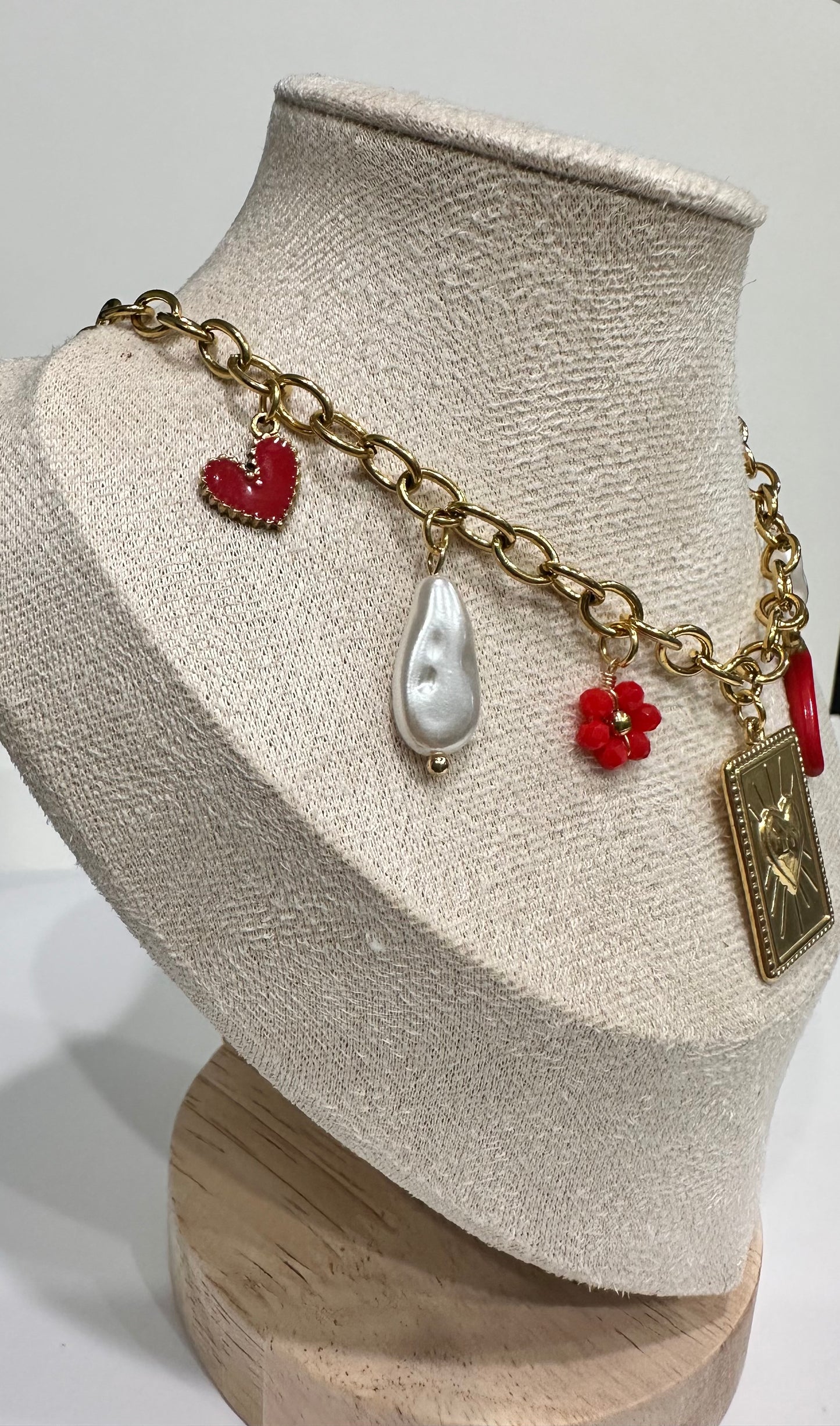 Collier doré – Amore Charm