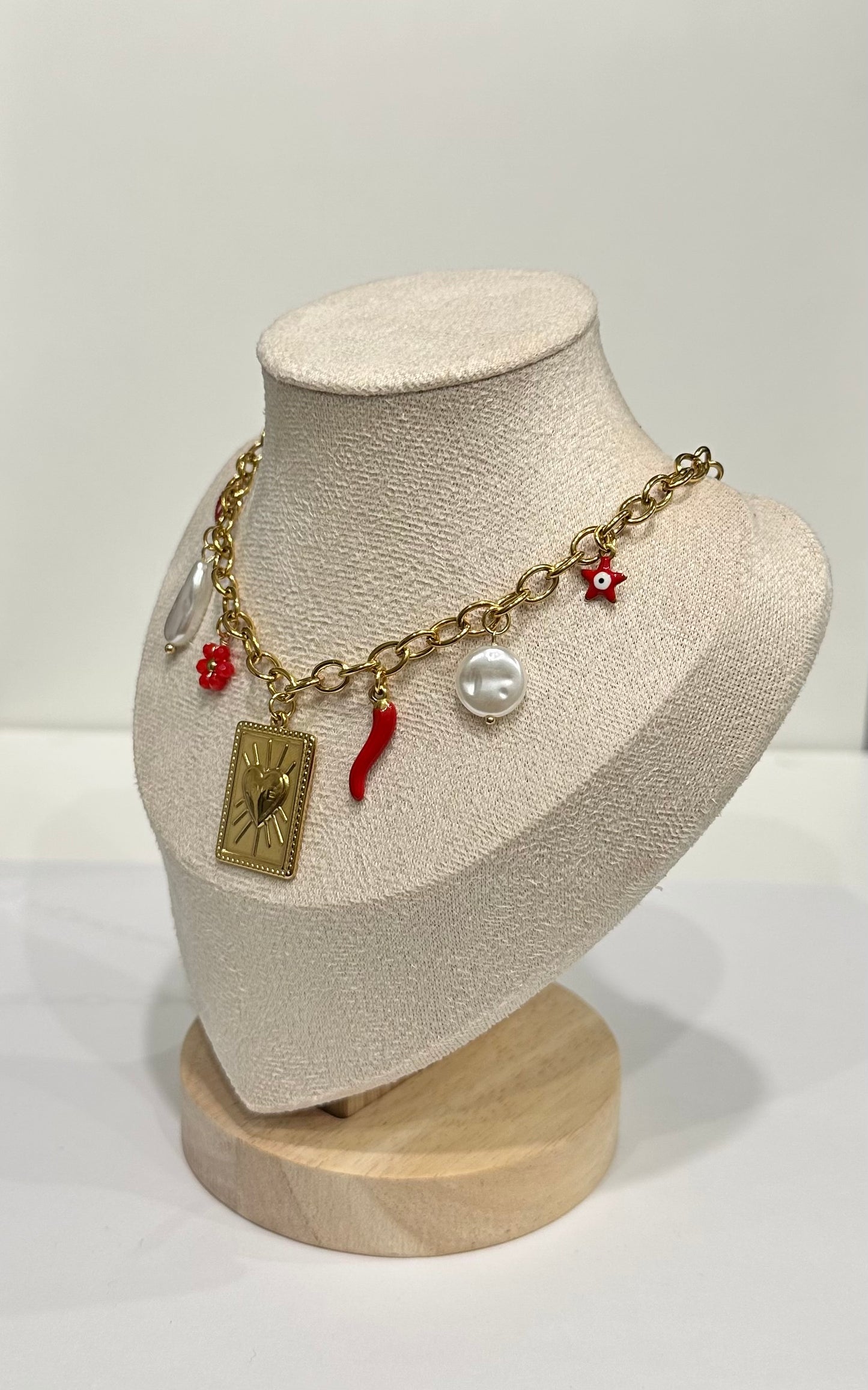 Collier doré – Amore Charm