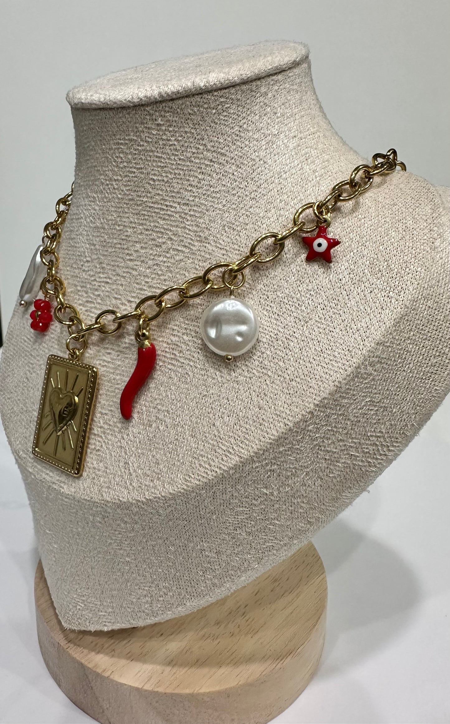 Collier doré – Amore Charm