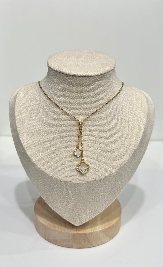 Collier doré – White Clover