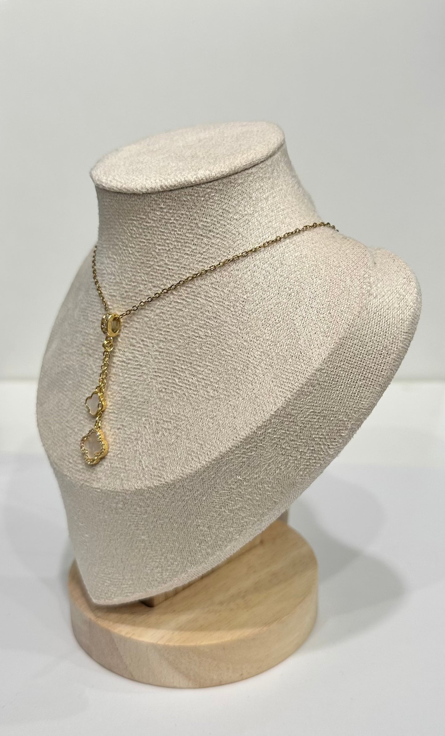 Collier doré – White Clover