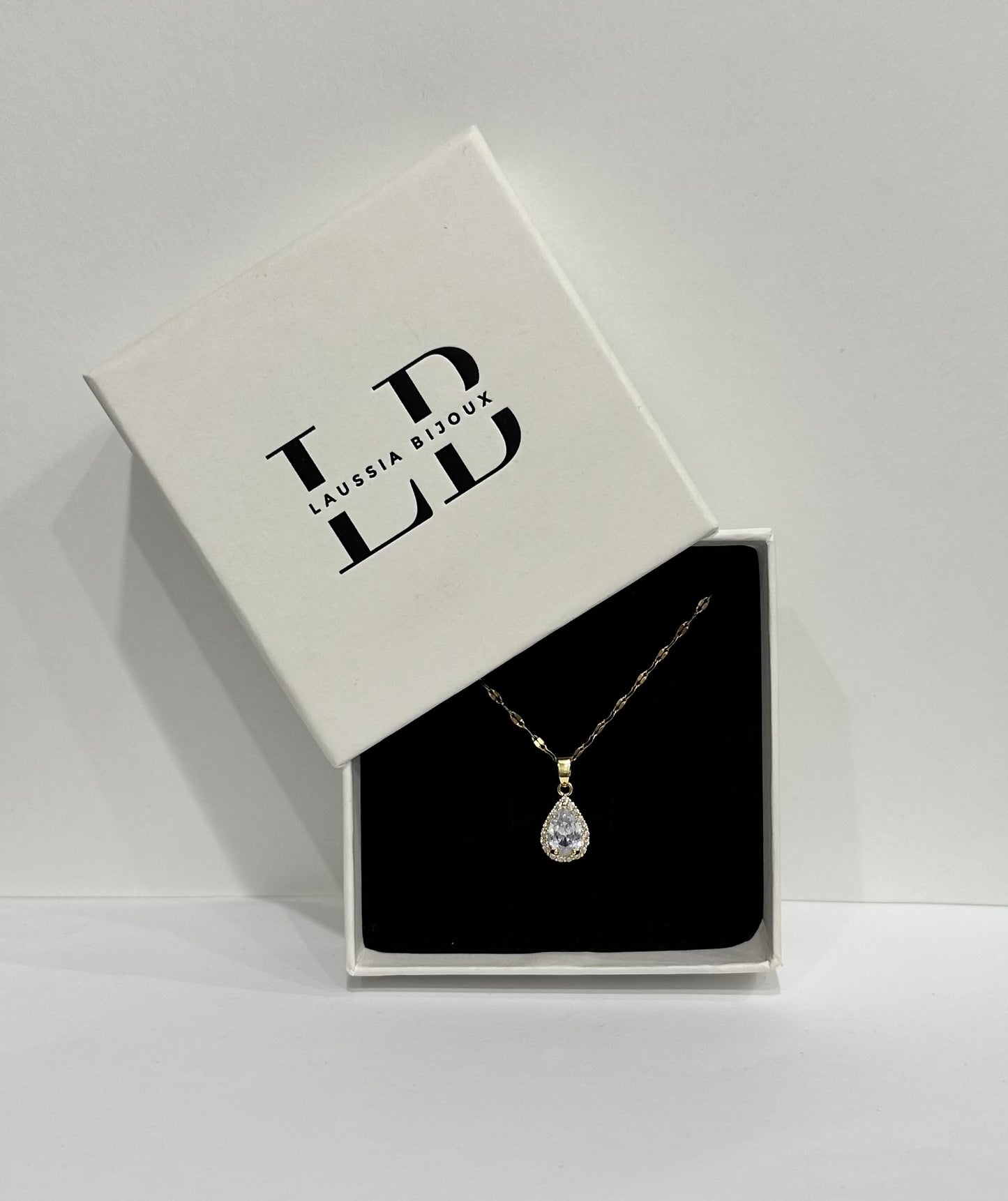 Collier doré – Crystal Drop