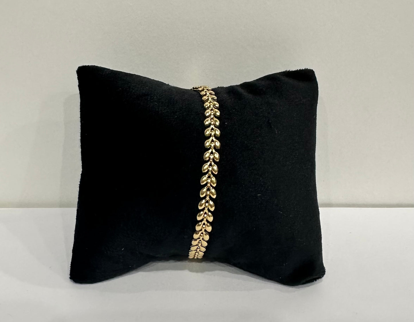 Bracelet doré – Leaf Chain