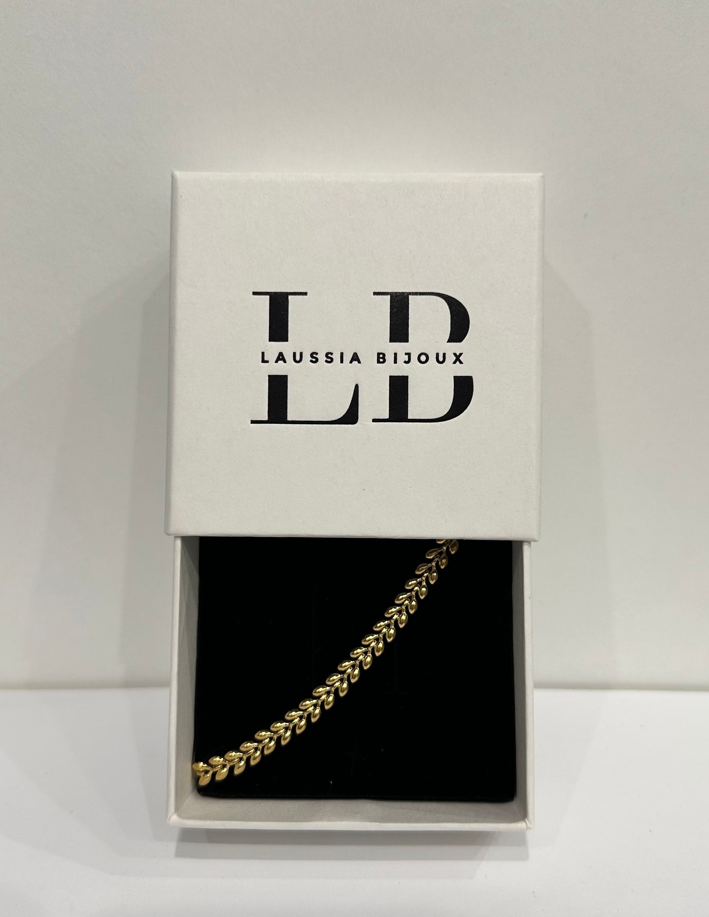 Bracelet doré – Leaf Chain