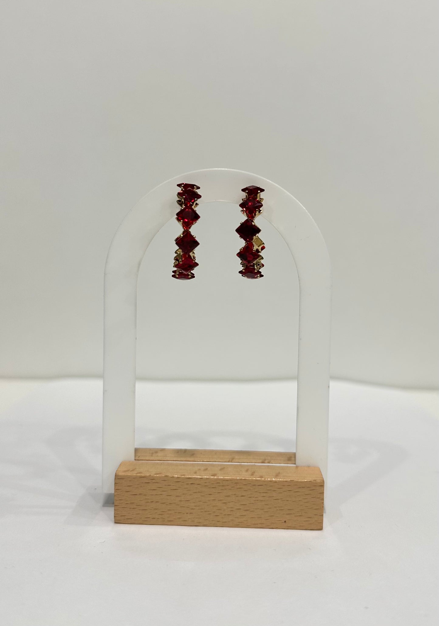 Boucles d’oreilles dorées – Crystal Hoop