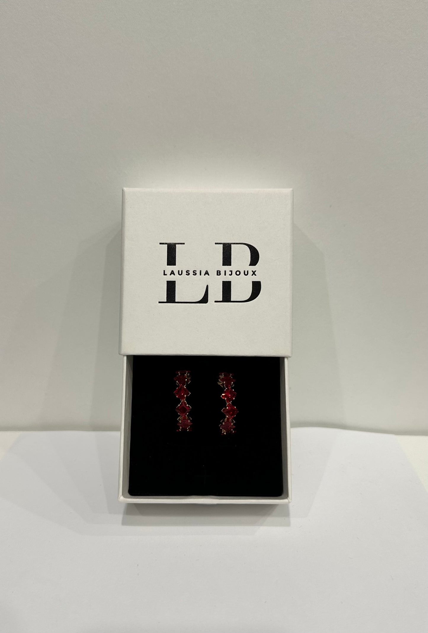 Boucles d’oreilles dorées – Crystal Hoop