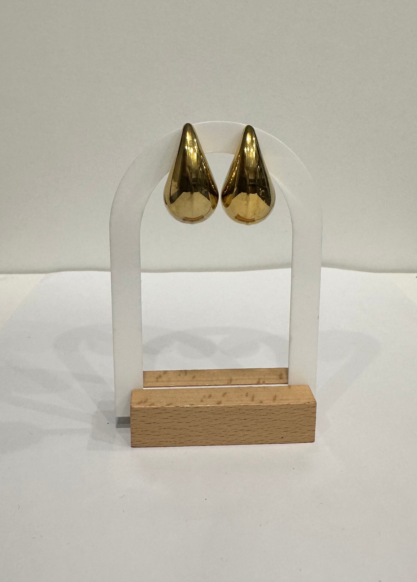 Boucles d’oreilles dorées – Golden Drop