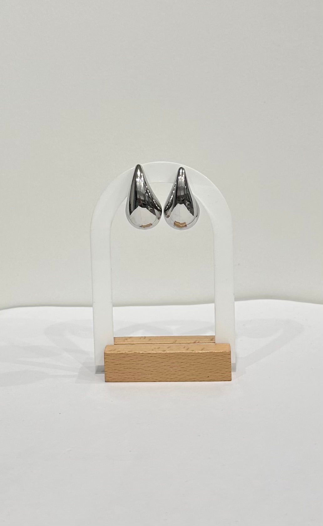 Boucles d’oreilles argentées – Silver Drop